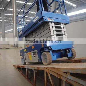 Mobile Scissor Lift Platform 10m, 4 Wheels Lift Platform thumbnail-4