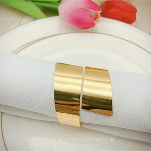 High Quality Wedding Banquet Decorations Napkin Ring Gold Silver Luxury For Tableware thumbnail-4