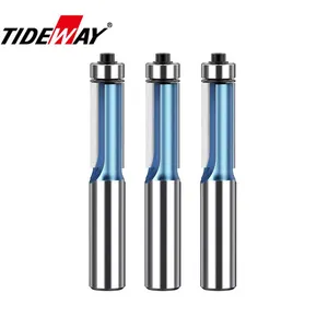TIDEWAY INDUSTRIAL GRADE FLUSH TRIM BIT 2 FLUTE HIGH QUALITY ROUTER BITS thumbnail-1