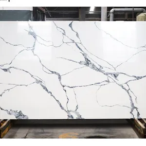 Code：8031，Calacatta Artificial Stone Quartz Slab Kitchen Countertops thumbnail-1