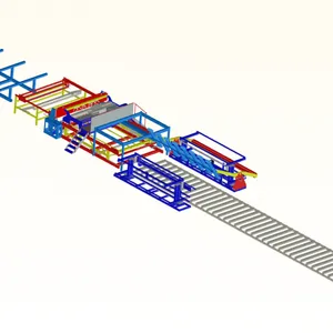 Pneumatic Hanging Wire Automatic Feeding Diameter Automatic Net Turning and Netting Steel Mesh Welding Machine thumbnail-3