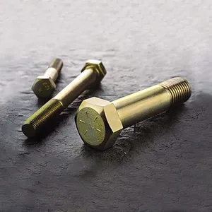 GR.8 Hex Cap Screw, Class 10.9 & 12.9 Bolt, Pernos Hexagon,A325 A490 Structural Bolt thumbnail-1