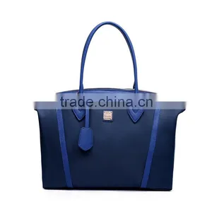 Wholesale Fashion Nylon Lady Hand Bag Foldable Tote Bag thumbnail-3