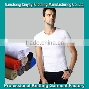 High Fashion 100% Cotton Men Blank T Shirts Bulk Buy From Knit Garments Factory in China thumbnail-1