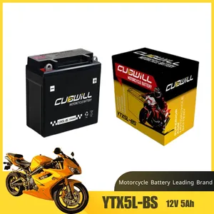 High CCA YTX5L-BS Lead Acid Fuel Motorcycle Engine Start Battery thumbnail-1