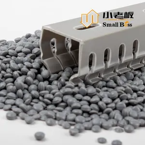 Fireproof Fire Resistance PVC Cable Trunking Wire Protection Wiring Accessories PVC Compound Granules thumbnail-1