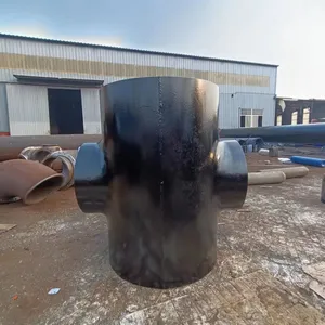 3PE Elbow / National Standard Polyurethane Inner and Outer Anti-corrosion Epoxy Coal Asphalt Pipe Fittings / Double-layer Epoxy Powder Elbow thumbnail-1