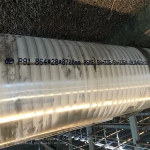 A335 Superheater Tubes P91 T91 & P92 T92 Precision Dimension Thermal Stable Power Plant Superheater Tubes thumbnail-4
