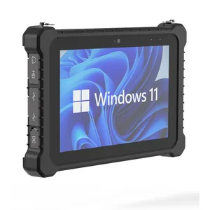 HR851 Cheapest Factory 8'' Win10 Intel Celeron N5100 8GB+128GB FHD IP68 Rugged Tablet Pc With Vasa RJ45 NFC 2D Barcode Fingerprint thumbnail-4