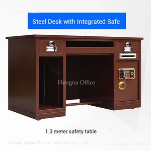 Professional Security Writing Desk With Built-in Safe – 4 Colors, Thickened Door, Coin Slot, for Corporate & Legal Use thumbnail-1