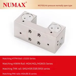 Domestic Numax Pneumatic Brake, Air Pressure Normally Open Linear Rail Locking Device Mcp35s, Rail Clamping Device thumbnail-1