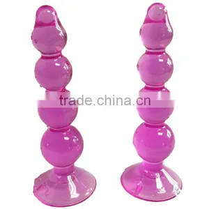 2016 New Beautiful Chinese Sex Toy Factory Safe and Flexible Silicone Anal Sexy Toy for Women thumbnail-4