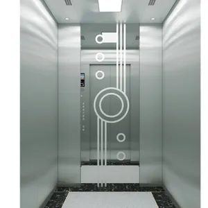 China Best Quality FUJI Passenger Elevators 450kg MRL Villa Elevator | Machine Roomless Passenger Lift With PM Gearless Traction Machine thumbnail-1