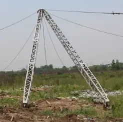 Lattice Gin Pole; A Shape Gin; Erecting Tower Gin Pole; Gin thumbnail-1
