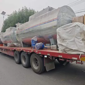 2-ton Shell Type Waste Heat Boiler for Production, Preheating, Drying, Heating of Raw Materials, Seawater Aquaculture Heating thumbnail-4