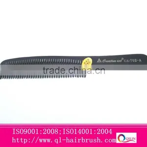 Handmade Anti-static Plastic Bakelite Hair Comb thumbnail-1