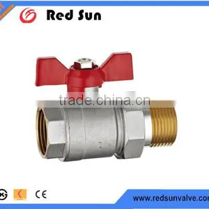 HR2090 Factory Manufacture Brass Water&gas With Connector Ball Valve thumbnail-1