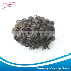 China Treating 100% Remy Brazilian Human Hair Toupees,shedding Free thumbnail-1