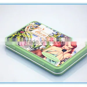 Beautiful Battery Tin Box,small Rectangular Metal Tin Box for Battery,colorful Rectangular Tobacco Tin Box thumbnail-2