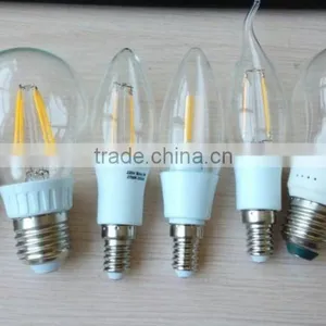 2016 New Design No Radiation High Quality Dimmable 30000 Hours 2W E14 E27 B22 A19 G45 C35 T25 CE LED Filament Bulb thumbnail-6