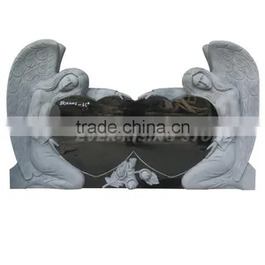 Black Granite Angel Headstones thumbnail-1