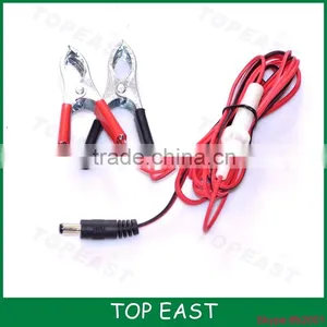 RED Black Booster Clamps Jump Lead Cable Battery Clip Charging Covered With Fuse Protect thumbnail-1