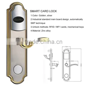 New Remote Control Digital Smart Hotel Swipe Card Door Lock thumbnail-1