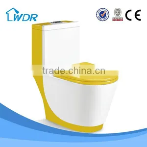 Western hq One-piece Yellow Color Bathroom Toilet thumbnail-1