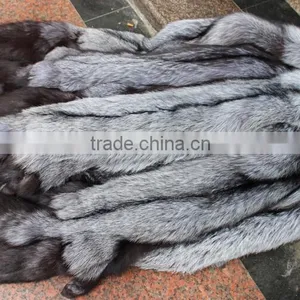 Wholepiece Real FOX Fur Skin Stole of Natural Fur Natural Color Animal Fur thumbnail-1