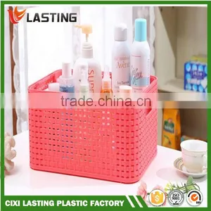 2015 New Plastic Large Plastic Laila Handy Tidy Basket Rattan Style thumbnail-1