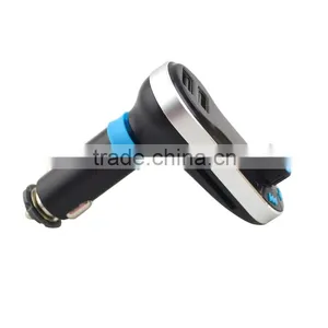 Mini Usb fm Transmitter, FM Transmitter T66N With 2.1A Car Charger, With Beautiful Interface thumbnail-1