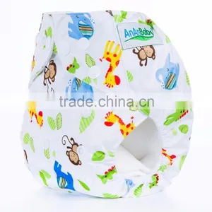 AnAnbaby Cloth Diaper Breathable Baby Printing Cloth Diapers thumbnail-3