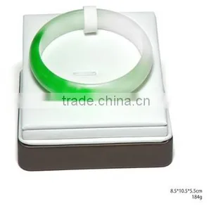 AN144 ANPHY Single Pu-leather Base Show Bracelet Jewelry Display Holder Stand Stock 8.5*10.5*5.5cm 184g thumbnail-1