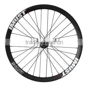 2016 Chinese MTB Bike Carbon Wheels 27.5 40mm Width Clincher Tubeless All Mountain Wheelset With Novatec Hub 148 and 110 thumbnail-3