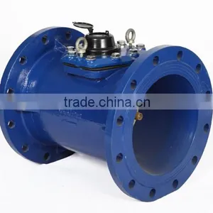 Epoxy Coated Cast Iron Material Turbine WM Water Flow Meter thumbnail-1