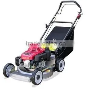 19" Hand Push Gasoline Lawn Mower With Aluminium Deck Grass Cutter and Garden Tools (CJ19TZSD55-AL) thumbnail-1