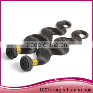 Hot Selling Factory Price Virgin Brazilian Human Hair Natural Black Body Wave Hair Weave Extension thumbnail-3