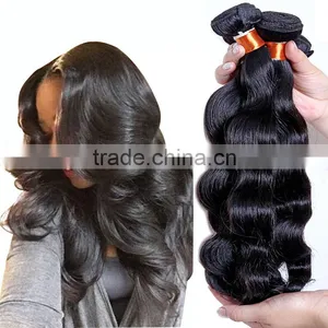 Unprocessed Wholesale Virgin Brazilian Hair Virgin Brazilian Wavy Hair Natural Body Wave Virgin Brazilian Hair thumbnail-1