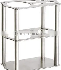 Polish Stainless Steel Table Toothbrush Holder thumbnail-1