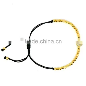 2016 Latest Unisex Fashion Bracelet Stainless Steel Bead Bracelet 7'' thumbnail-3