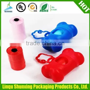Experienced Manufacture Hdpe Dog Poop Cat Litter Tshirt Bags on Roll With Paper Core thumbnail-3