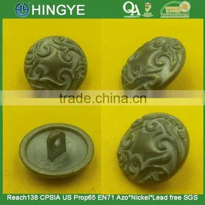 Zinc Alloy Metal Shank Button For Coats -- MS1111 thumbnail-1