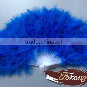 New Products 2016 Arts And Crafts Feather Fans Turkey Marabou Feather Fan For Party Supplies thumbnail-1