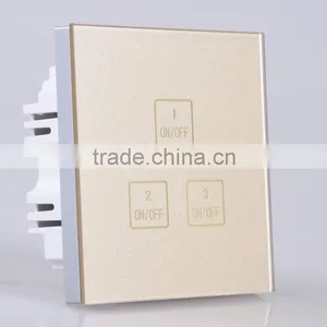 2015 Golden Touch Switch ,power Saving Smart Switch , 3 Gang 1 Way Touch Switch thumbnail-1