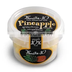 10% Assorted Fruit Soft Candy - Pineapple Flavored Fruity From Thailand thumbnail-2