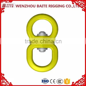 2016 Hot Sale China Supplier Stainless Steel Colorful Double Metal Snap Swivel Hook,Silver Sailboat Double Round Eye thumbnail-1