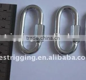 SS304/316 Stainless Steel High Tensile Carabiner Quick Link thumbnail-2