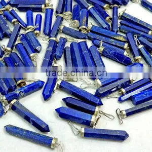(IGC)Lapis Lazuli Wand Pendants for Sell Gemstone thumbnail-1