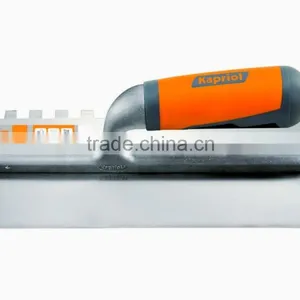 KAPRIOL SERRATED PLASTERING TROWEL TRI-COMPONENT HANDLE thumbnail-1