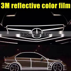 Super Quality3m Reflecive Color Film, 3m Car Body Stickers, 3m Reflective Tape for Car Wrap thumbnail-1